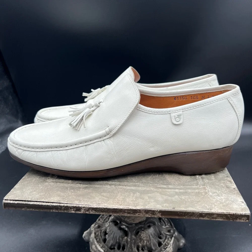 Bally of Switzerland Loafers Mens Size 10.5 M Vintage Moc Toe Shoes
